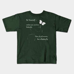 Lispe Be A Butterfly Kids T-Shirt